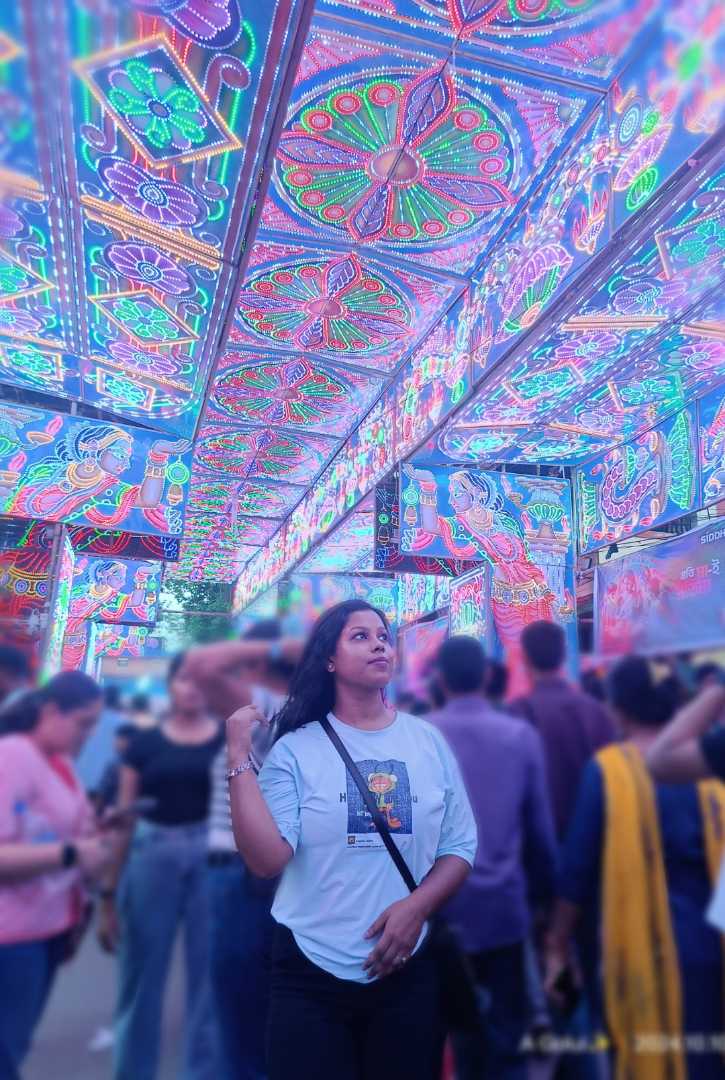 Durga puja & ligts 🌻