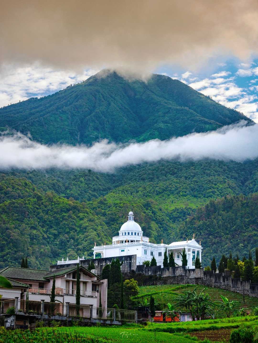 vila putih & Gunung Lawu 