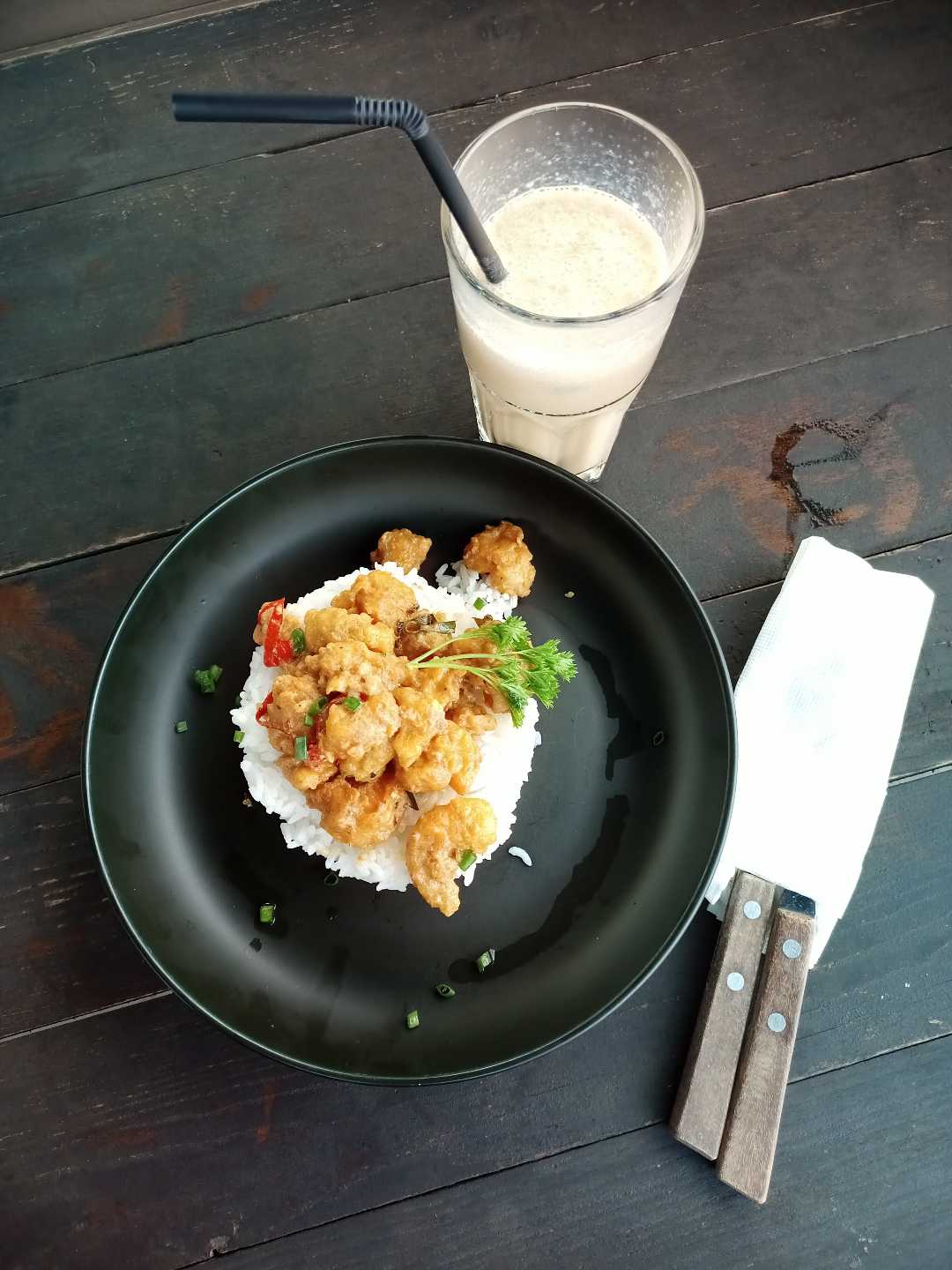 Salted Egg Shrimp Rustic Market