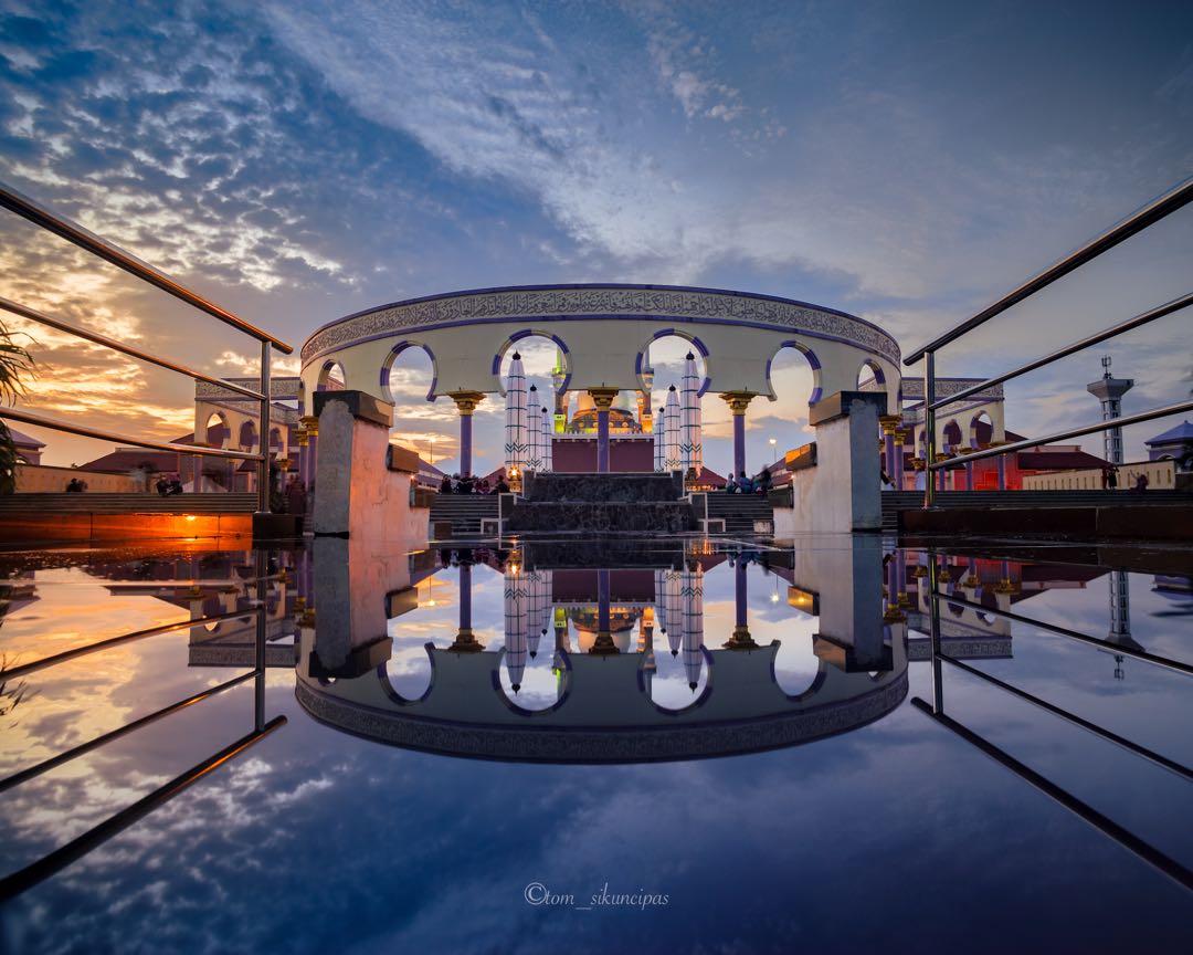 the reflection