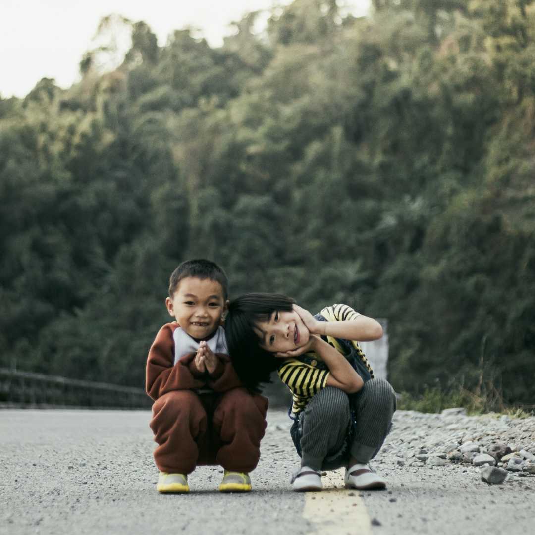 The happy kids 