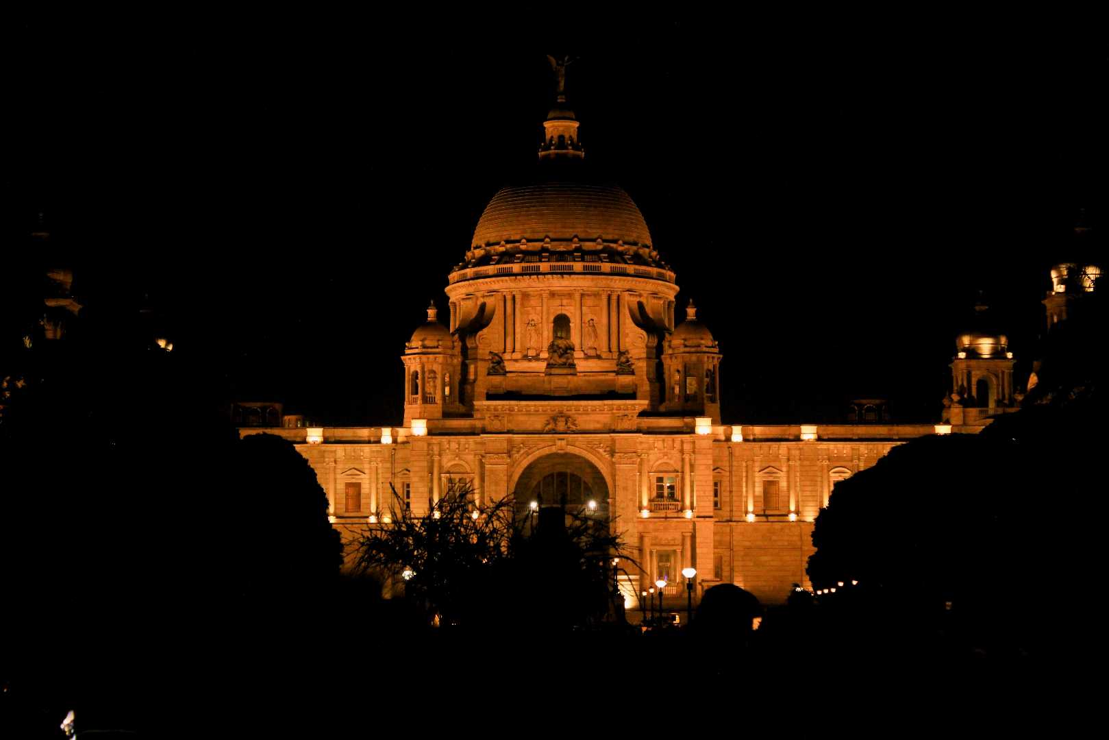 Night Beauty Of Victoria Memorial 
