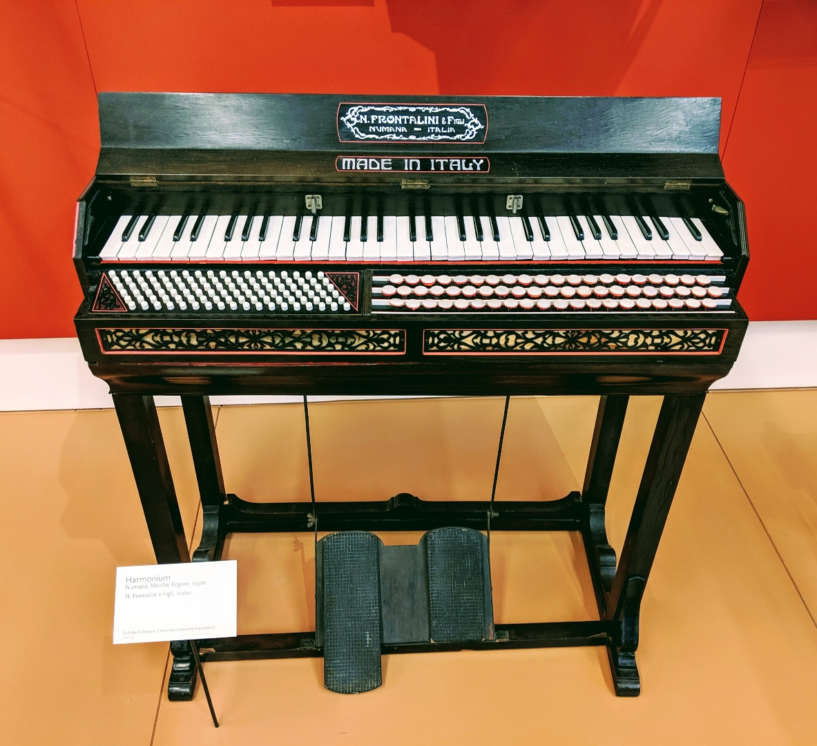 Harmonium from 1930s Italy