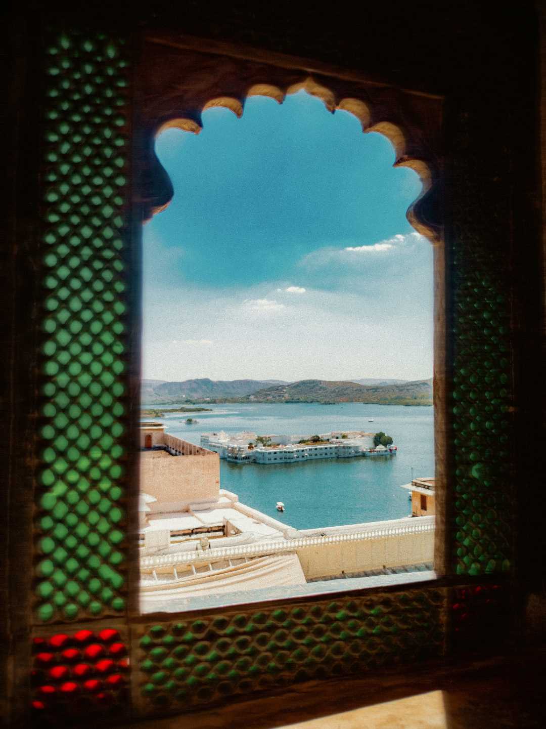 Panoramic view from the window of the City Palace.