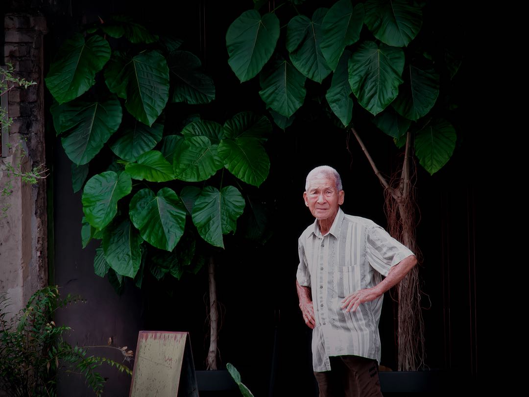 some random old man at street