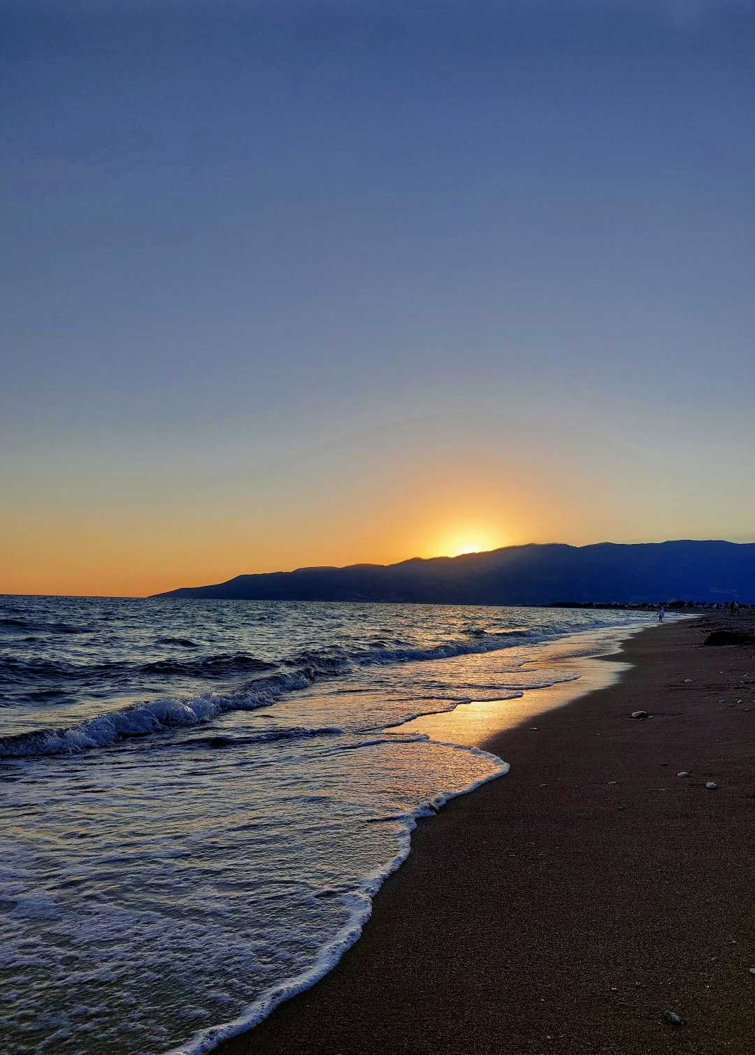 Günbatımı ve deniz