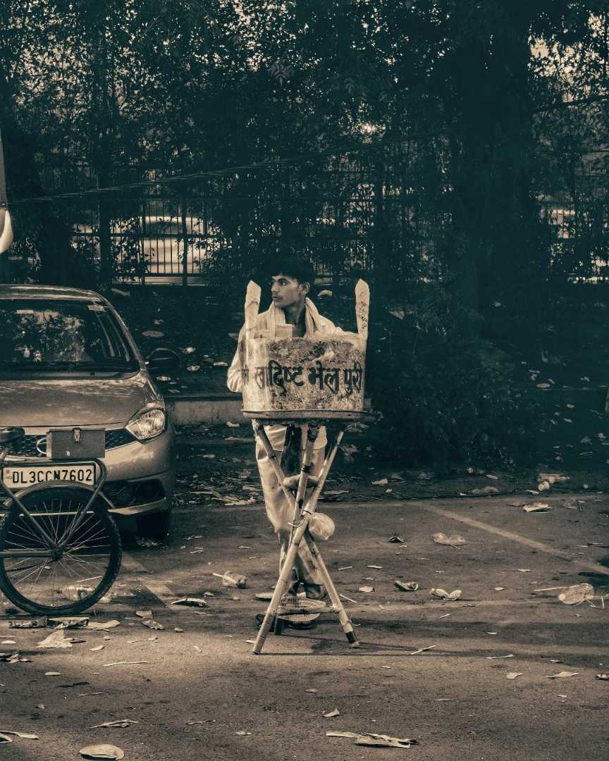 Into the street of India