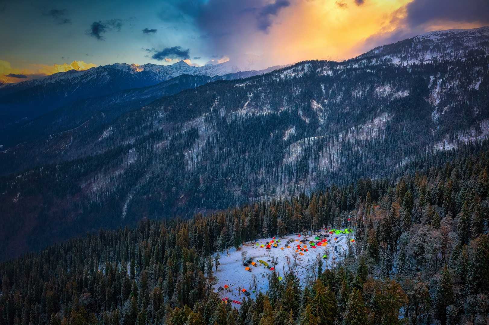 The last golden light