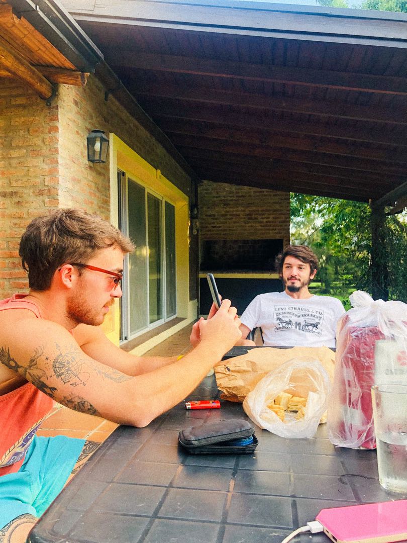 Merienda con amigos
