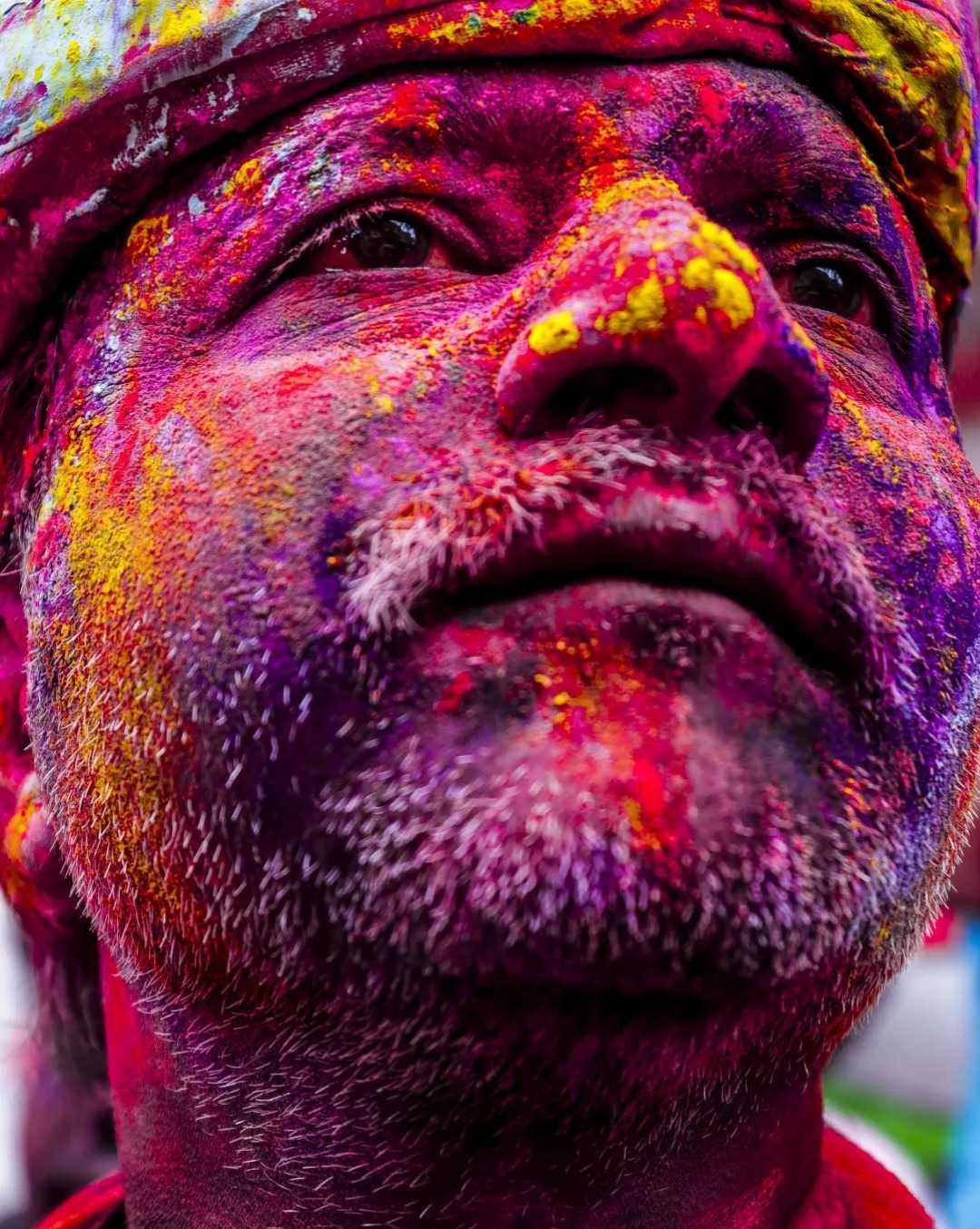 Holi portraits are mandatory