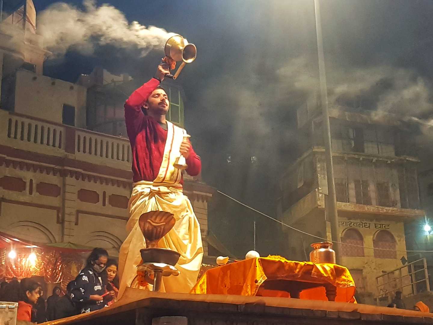 Evening aarti @ Dashashwamedh 