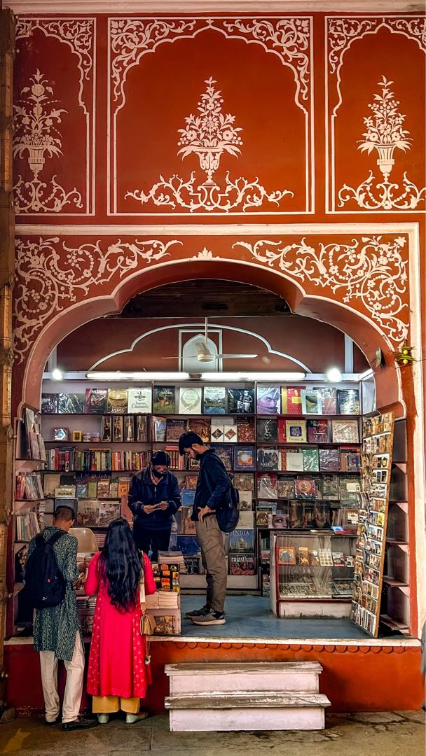 Bookstore has the Jaipur flavour written on it☀️