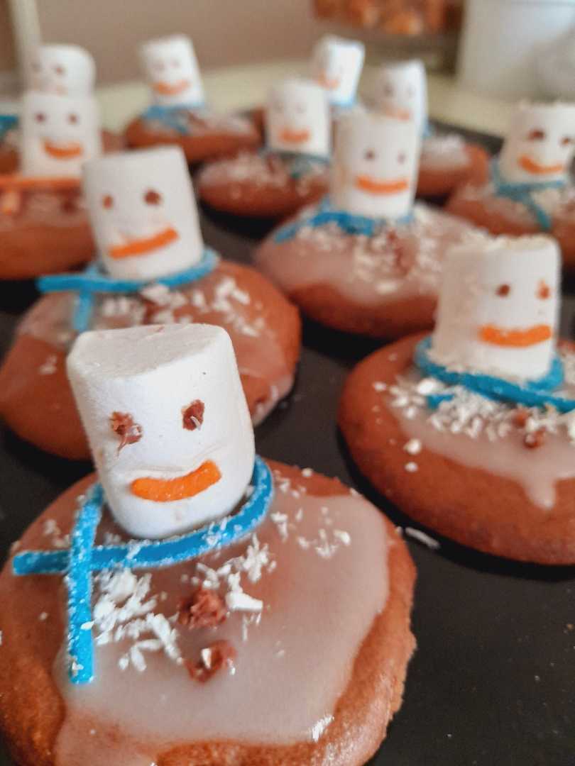 snowman cookie❄️❄️