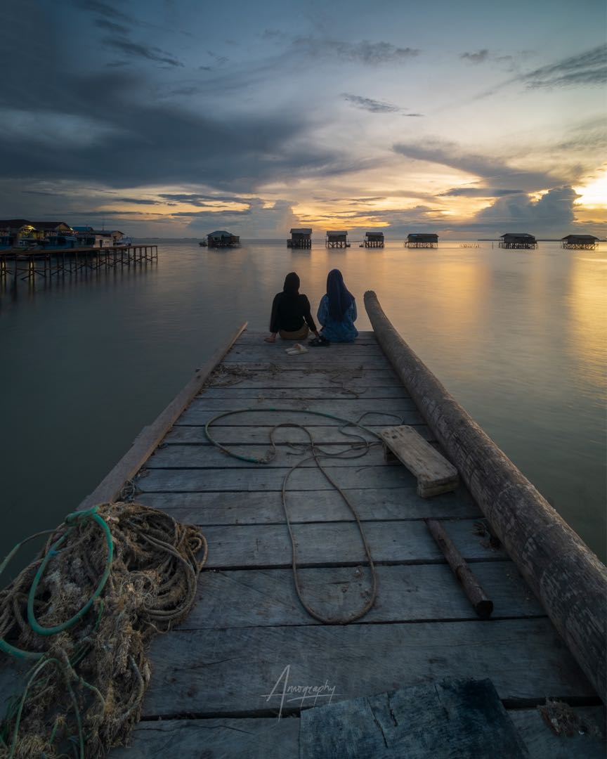 Memandang sunset