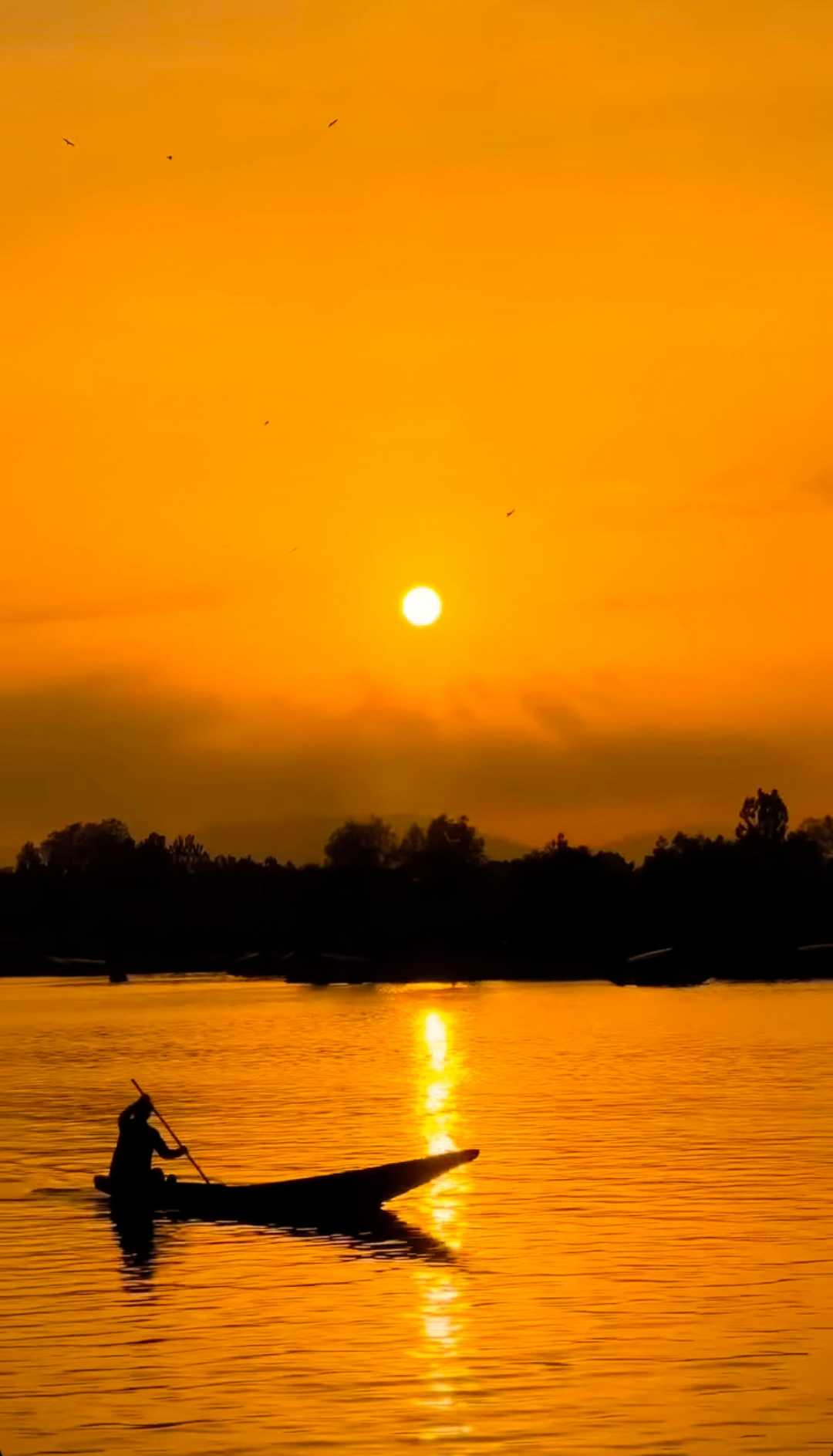 Sunset View Dal Lake Srinagar 📍