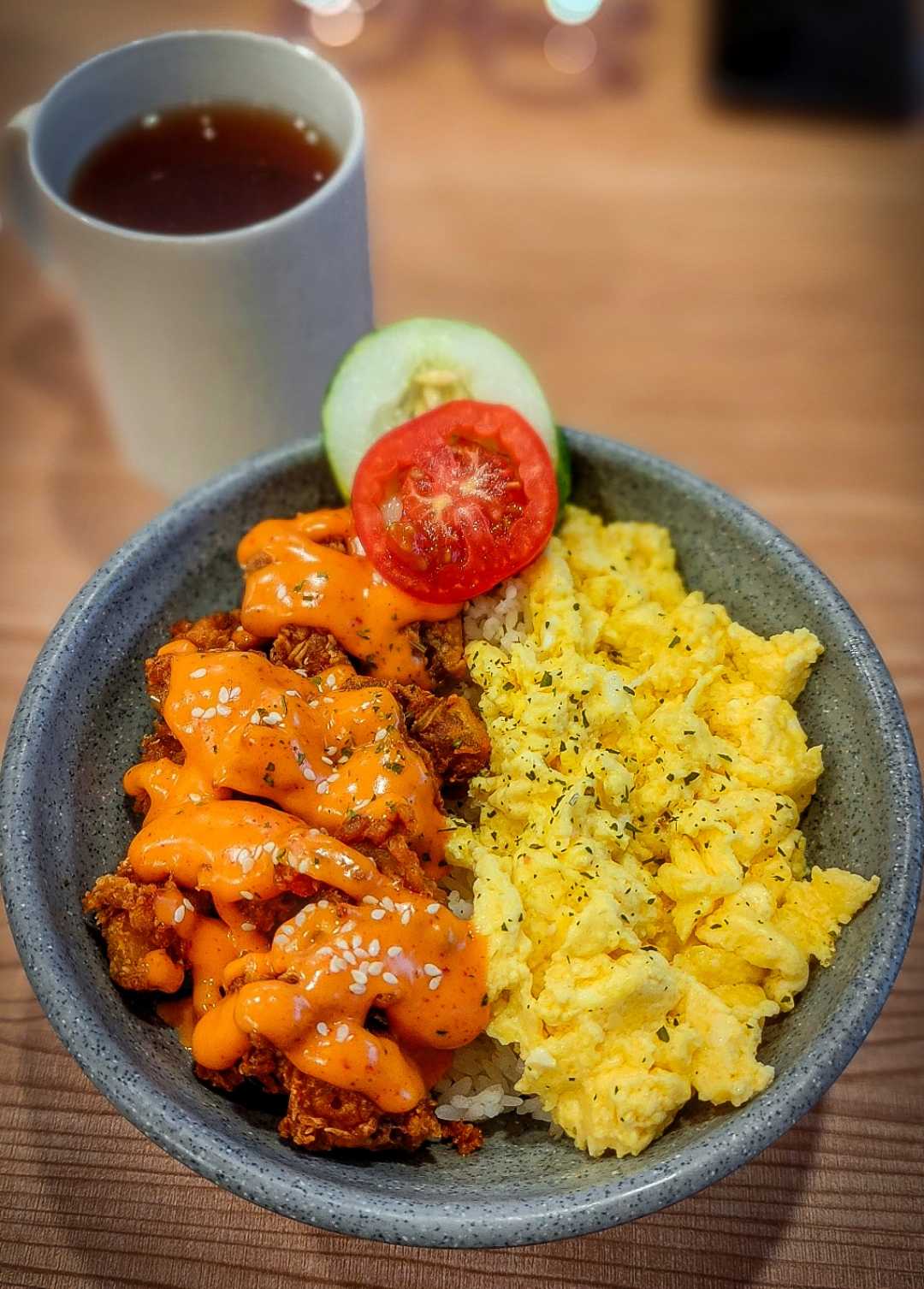 Rice Bowl Chicken Mentai
