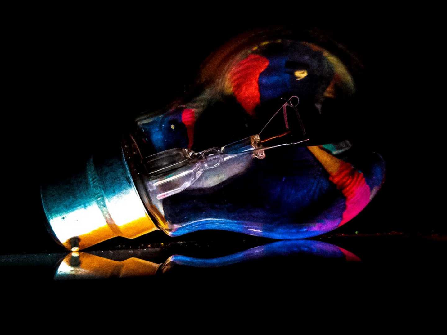 A beautiful colour reflection 