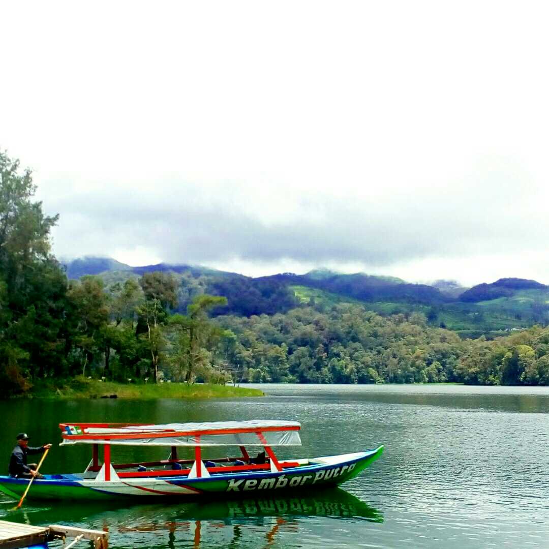 a lake on high