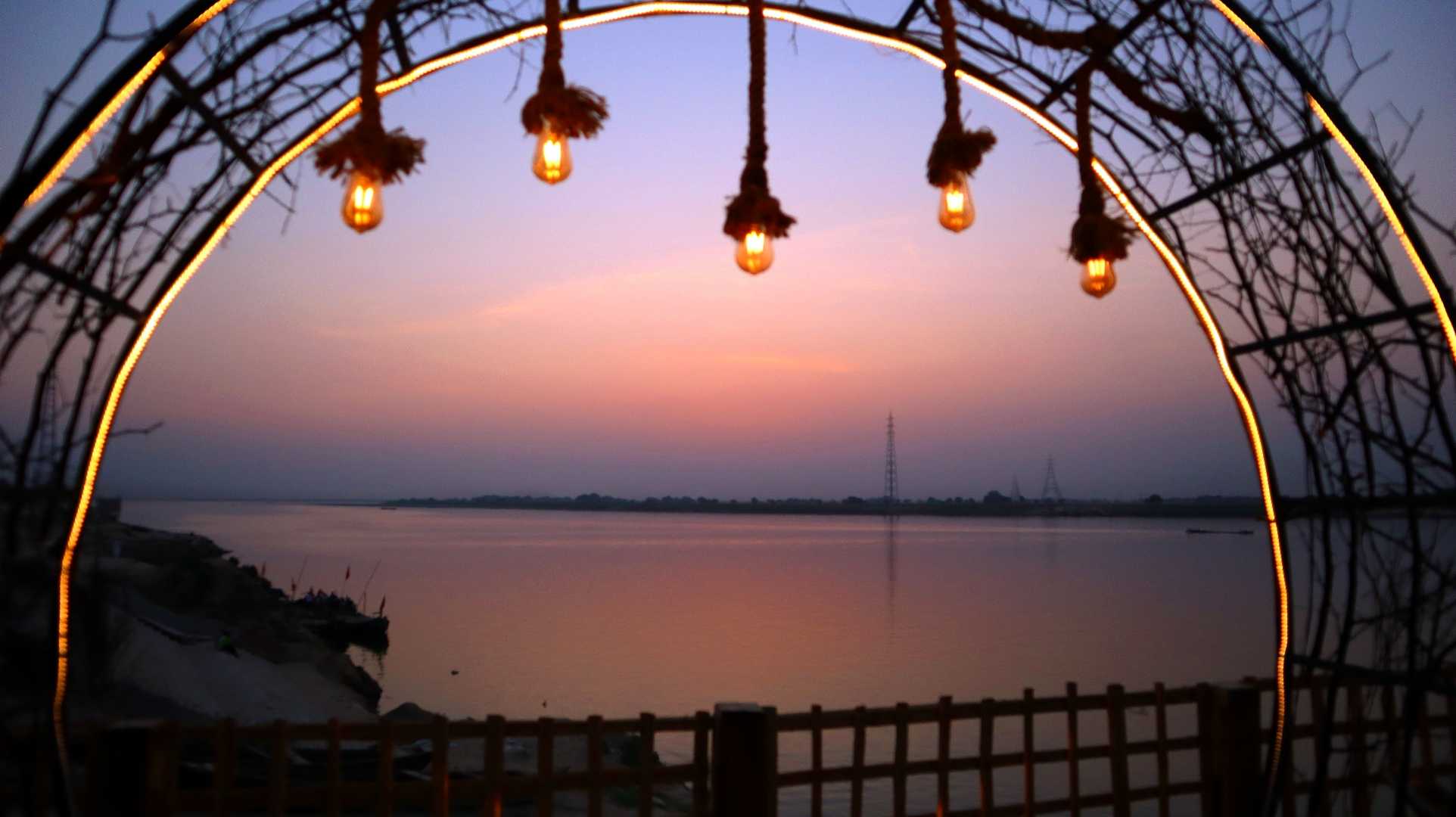 The Ganga marine courtyard