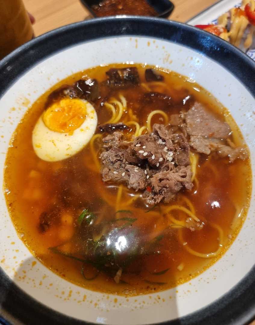 Spicy beef ramen