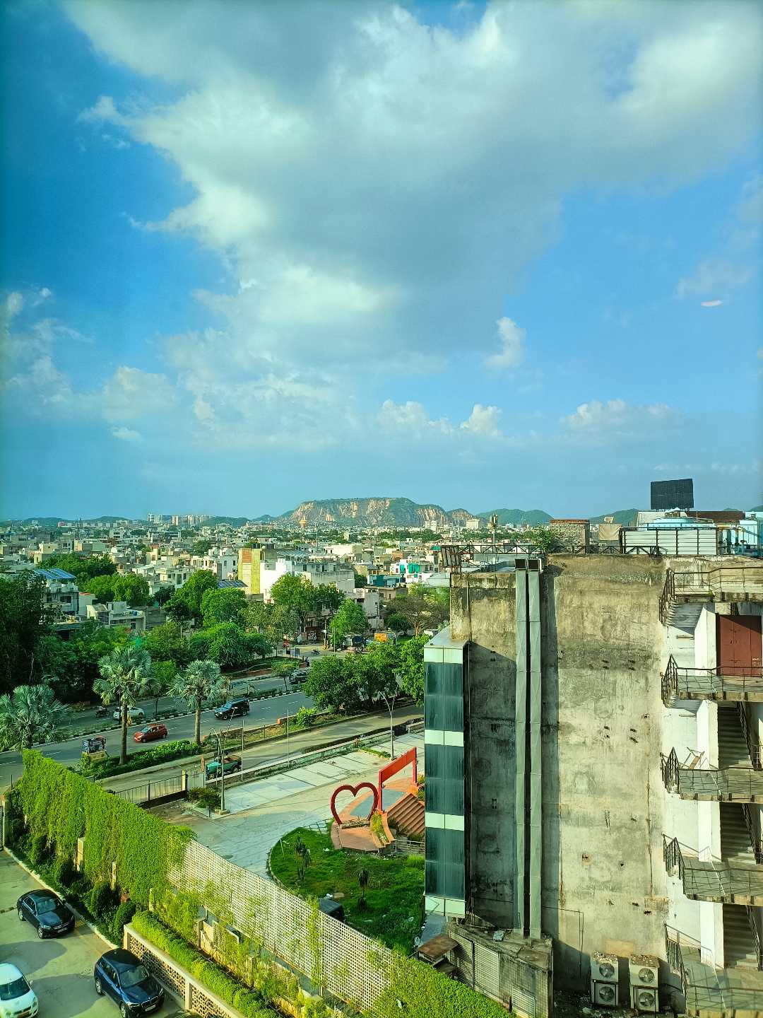 view from hotel the lalit Jaipur 