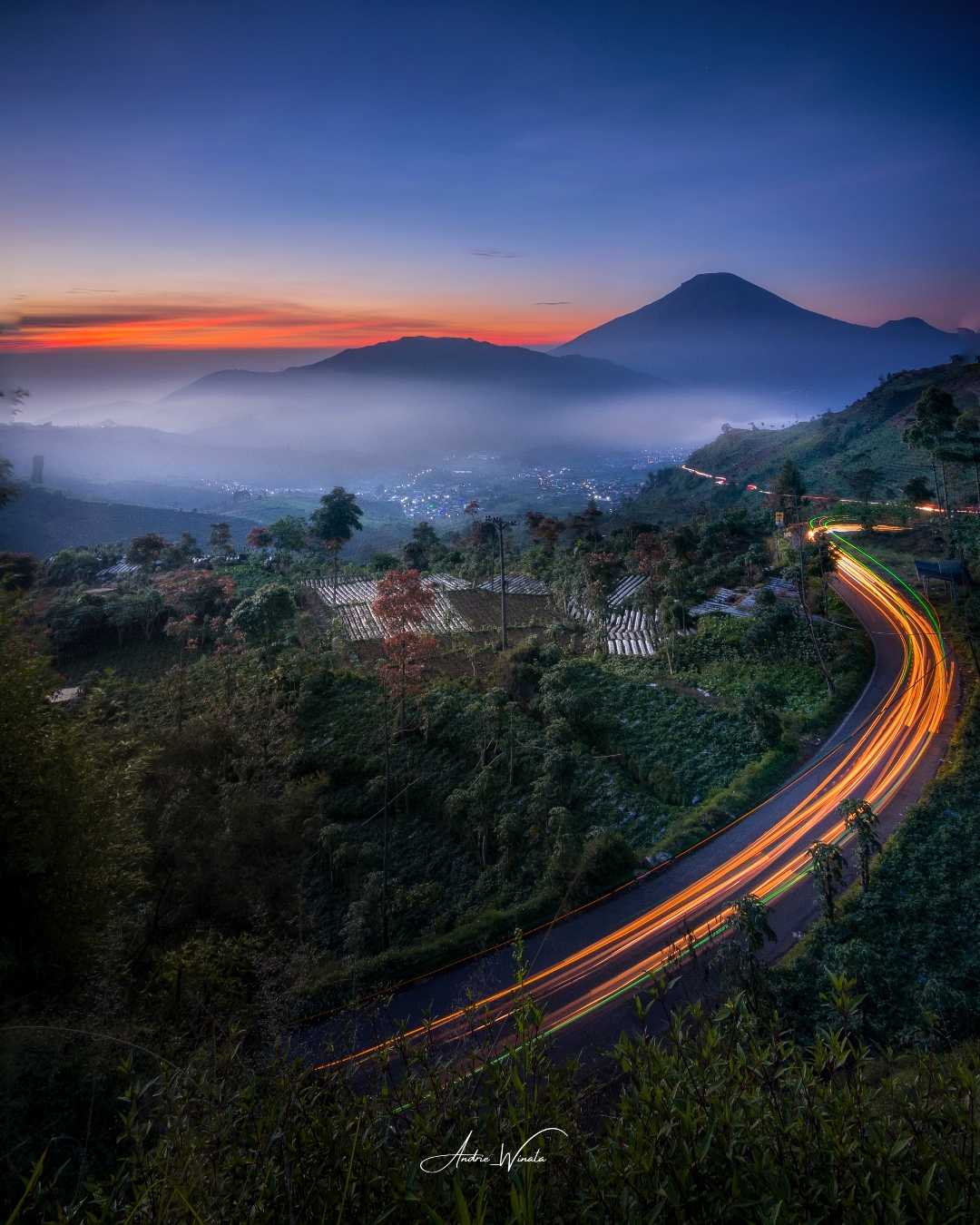 Golden Sunrise Bukit Awan Sikapuk Wonosobo