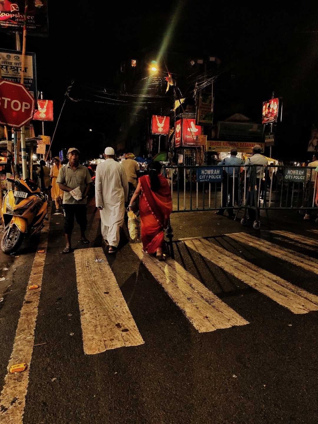 Nightscape of Daily Market