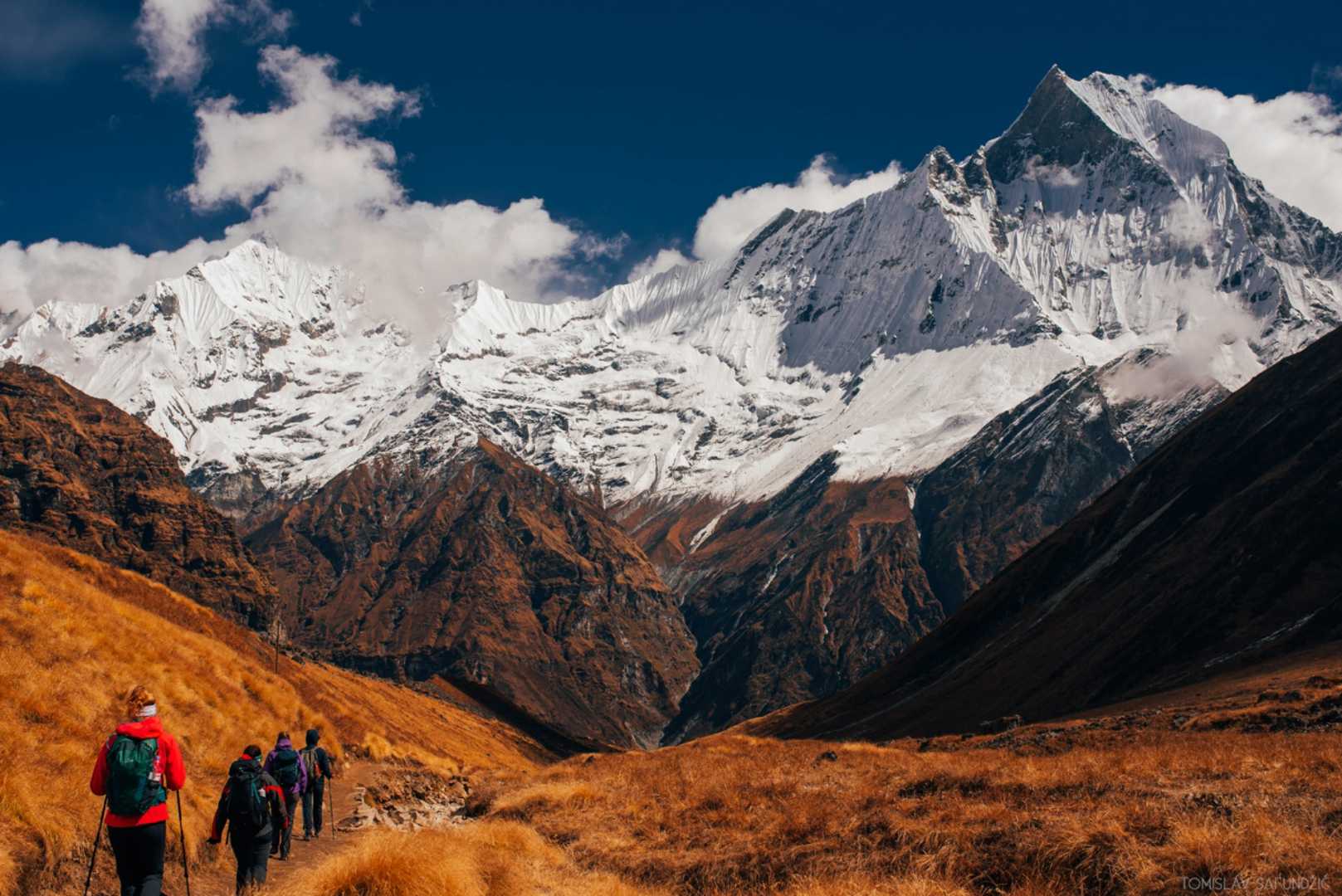 On the way back from Annapurna base camp 